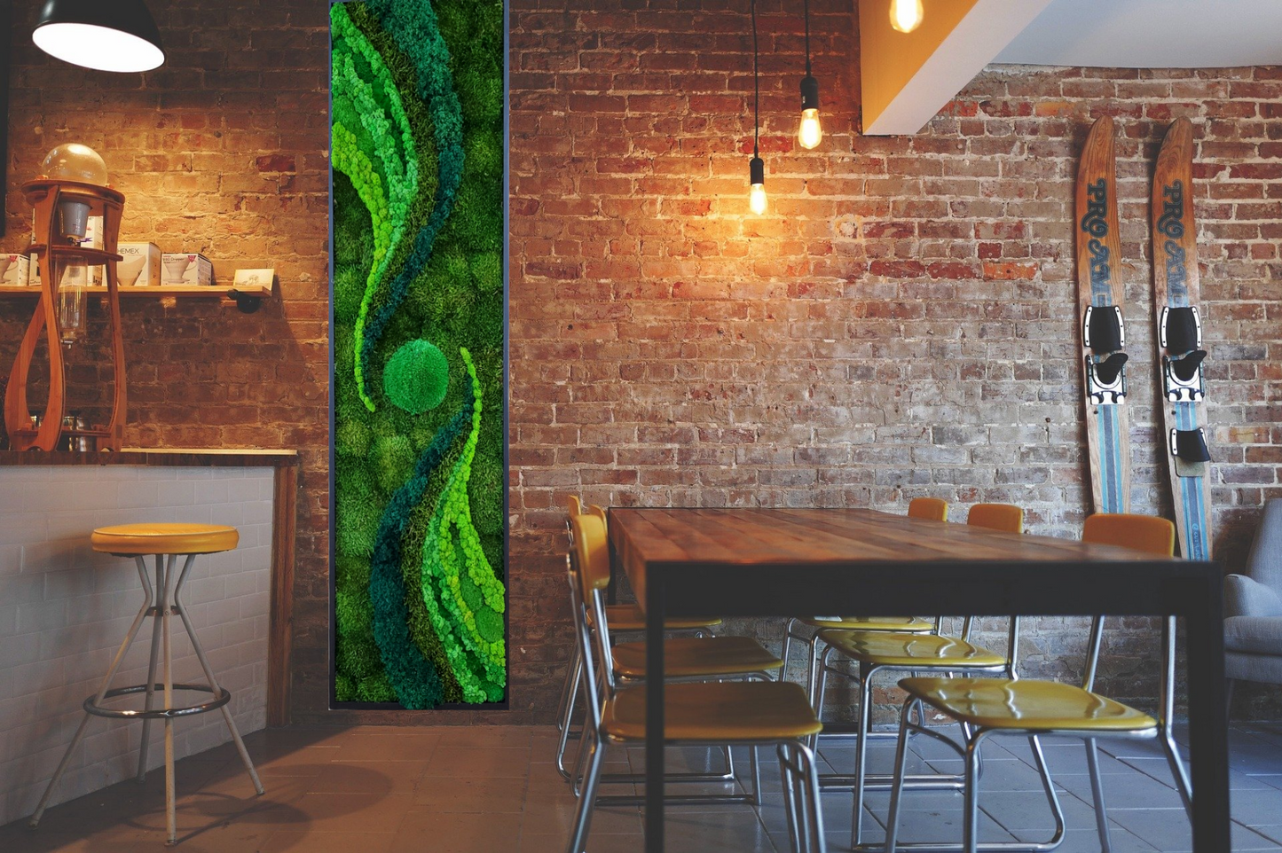 Moss frame, Moss Wall Art, Nature Room Decor, Art Modern wall