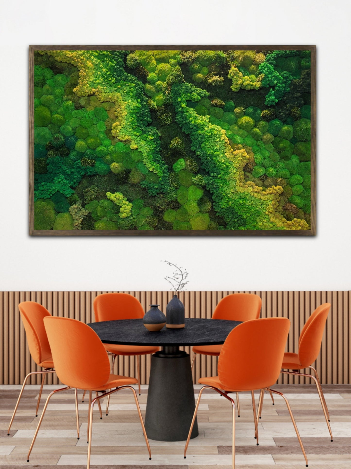 Moss frame, Moss Wall Art, Nature Room Decor, Art Modern wall