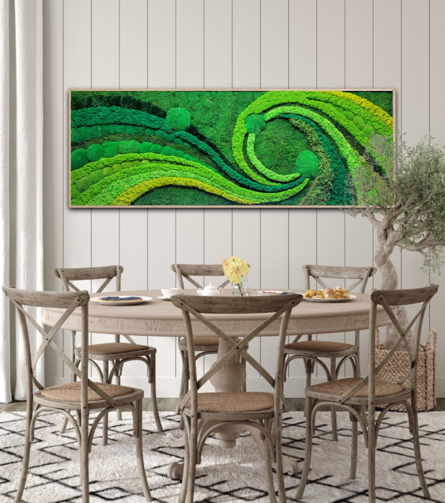 Moss frame, Moss Wall Art, Nature Room Decor, Art Modern wall