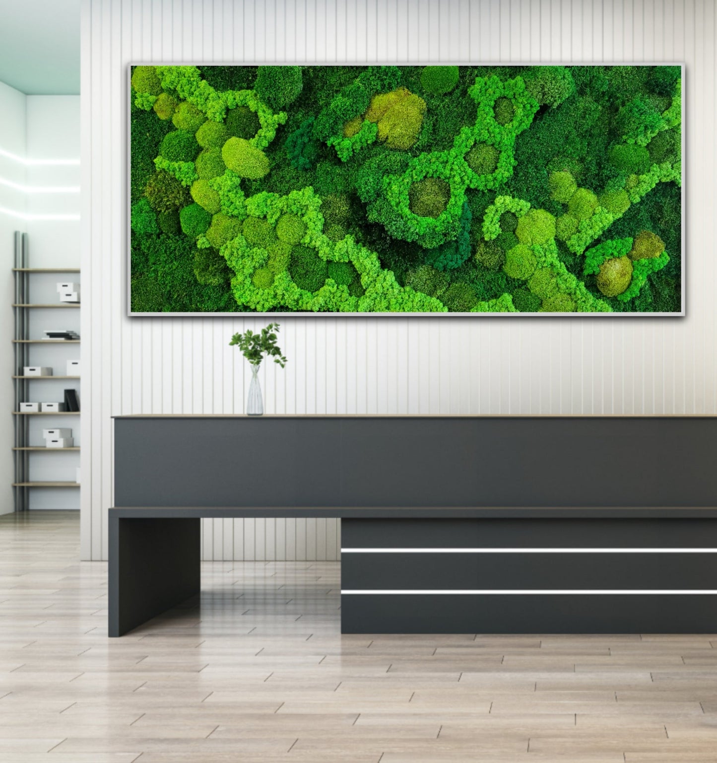 Moss frame, Moss Wall Art, Nature Room Decor, Art Modern wall