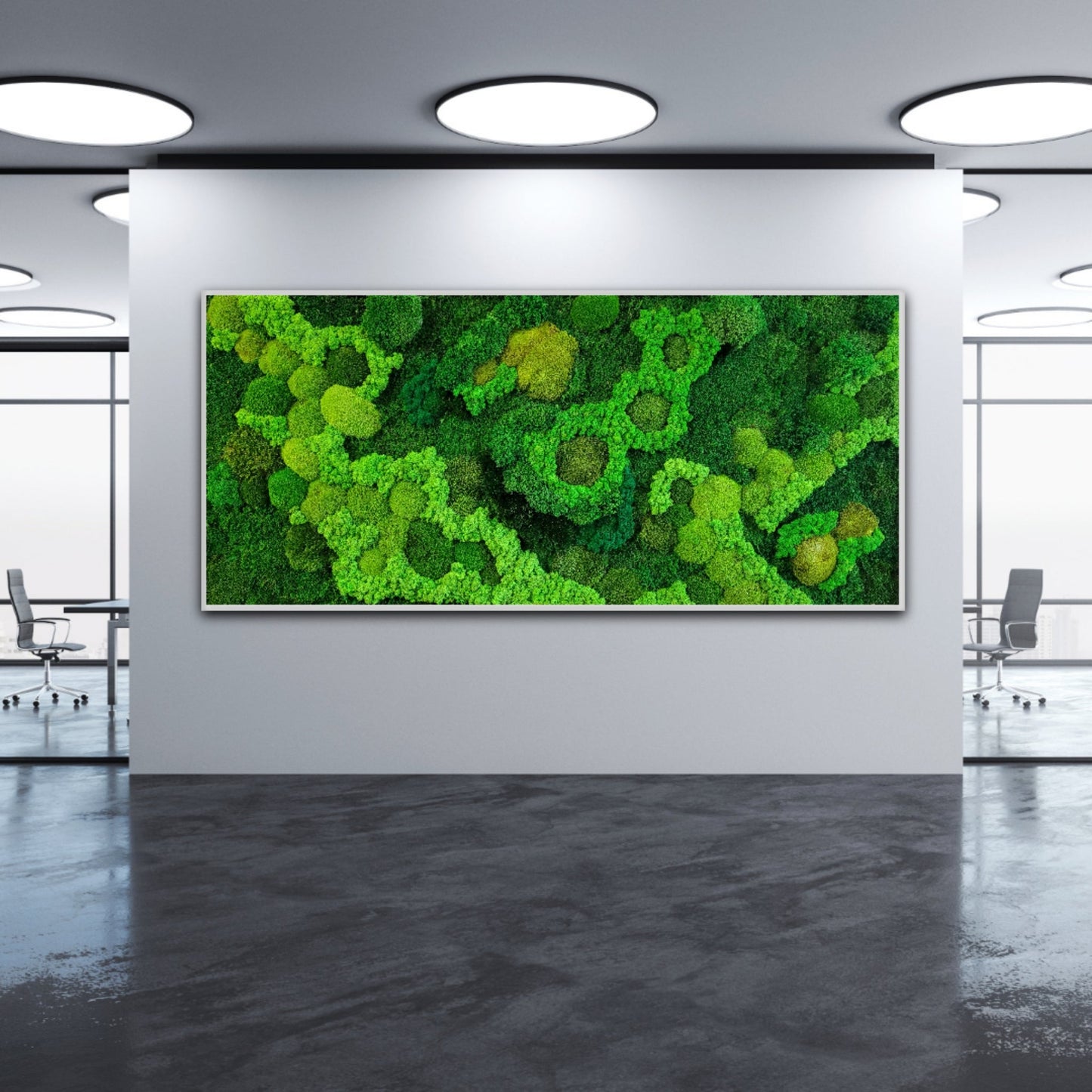Moss frame, Moss Wall Art, Nature Room Decor, Art Modern wall
