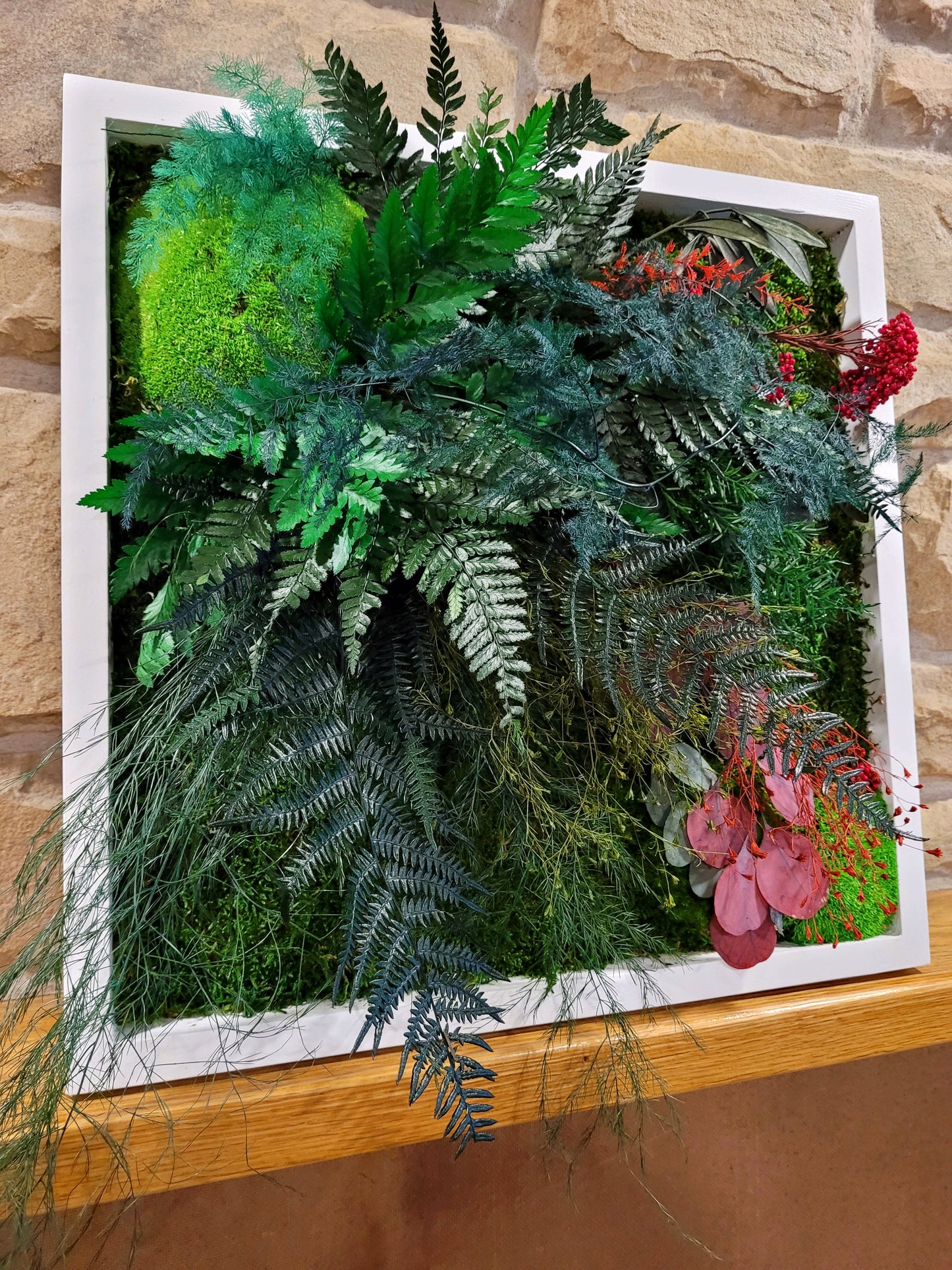 Moss frame, Moss Wall Art, Nature Room Decor, Art Modern wall