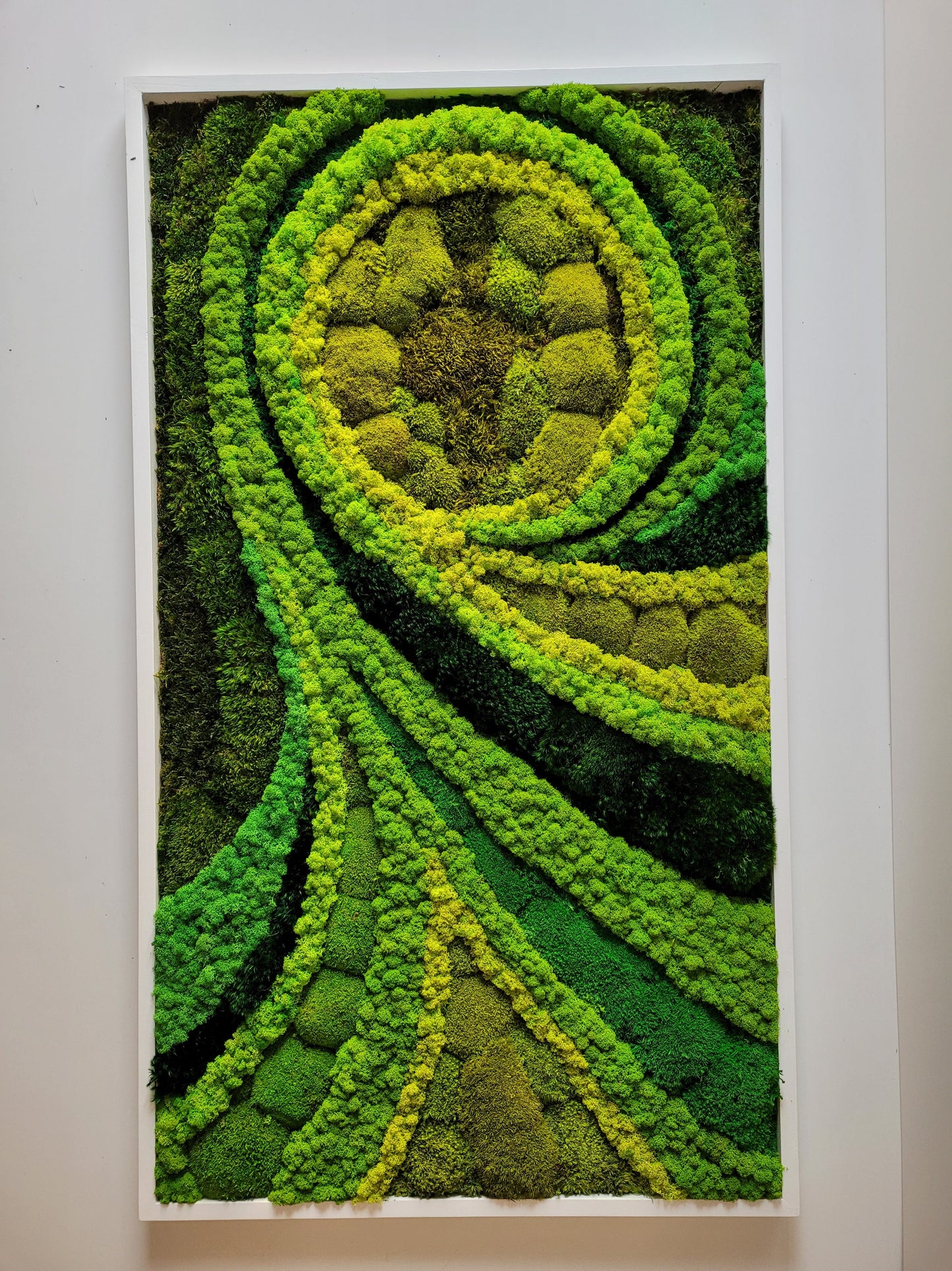 Moss frame, Moss Wall Art, Nature Room Decor, Art Modern wall