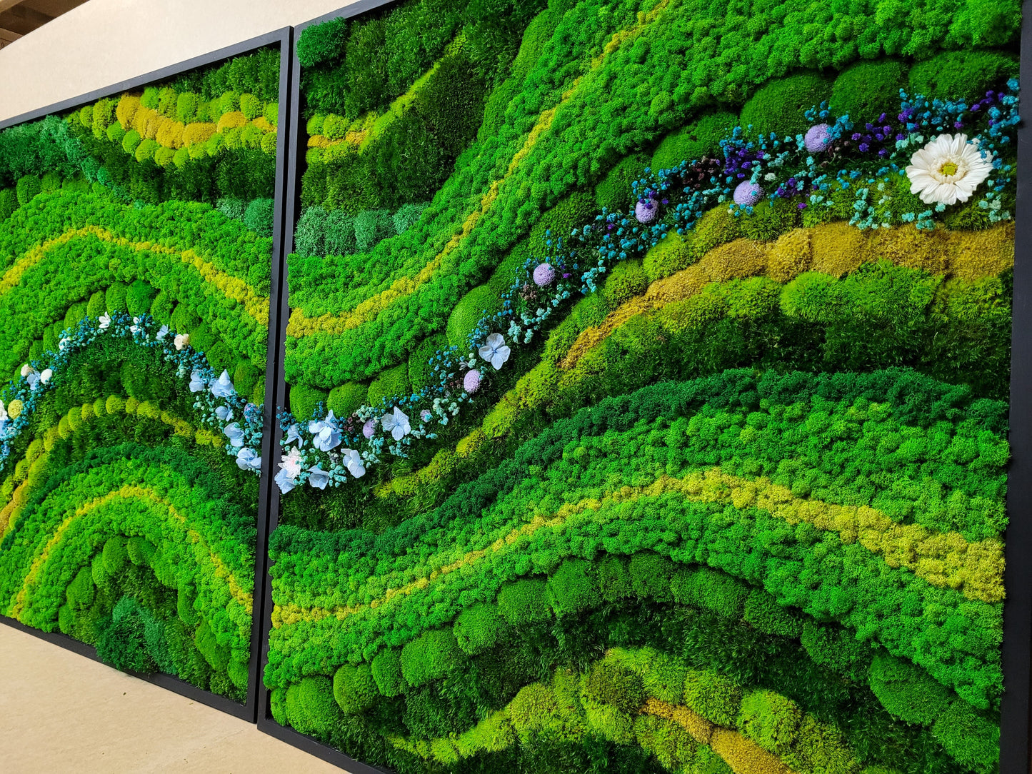 Preserved Moss Art Framed