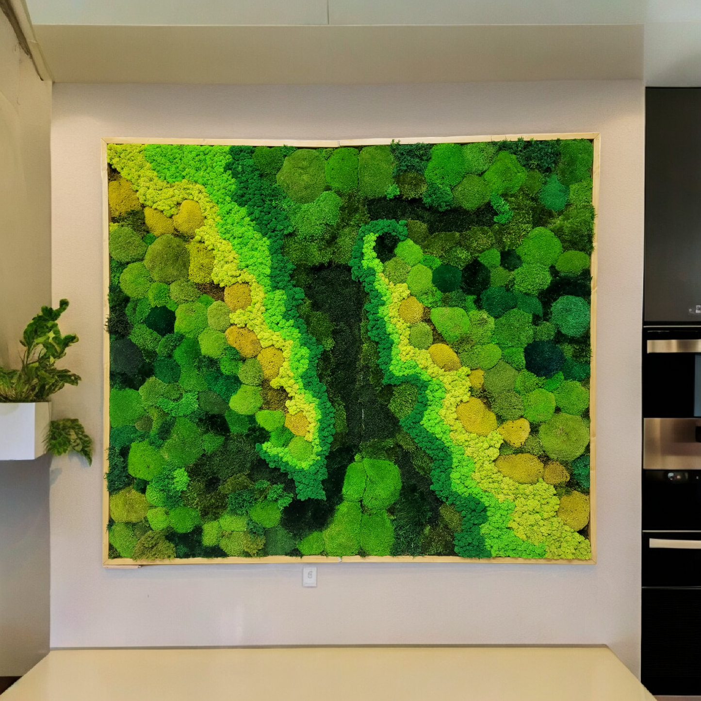 Moss frame, Moss Wall Art