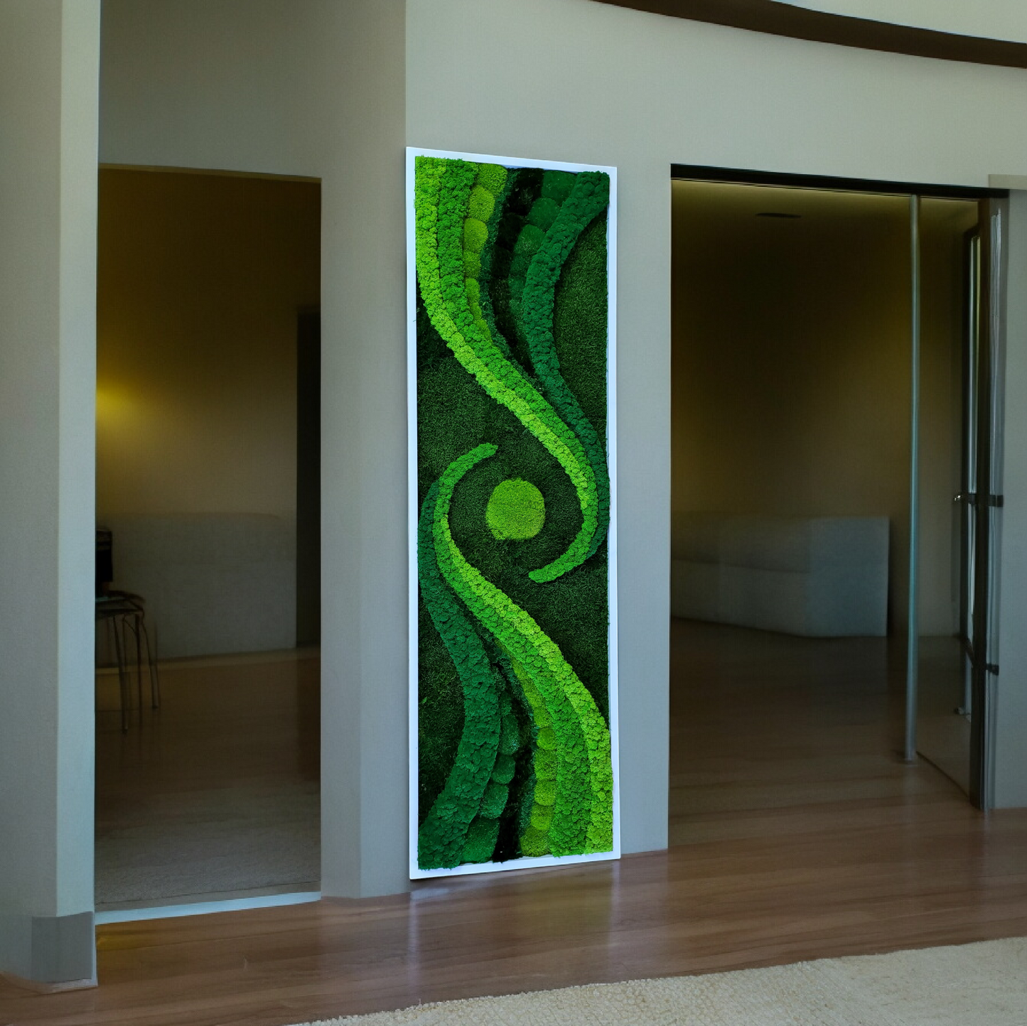 Moss frame, Moss Wall Art, Nature Room Decor, Art Modern wall