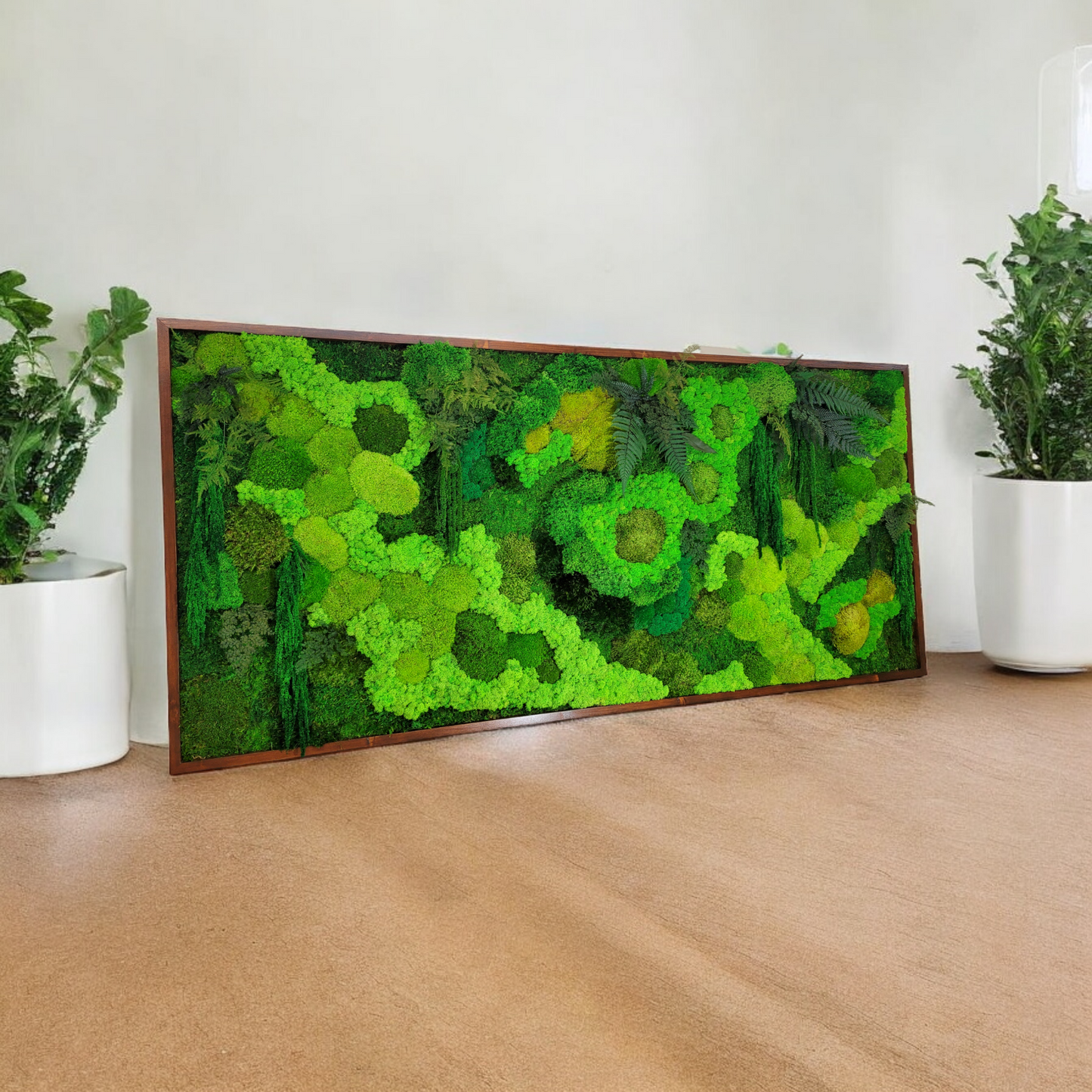 Moss frame, Moss Wall Art, Nature Room Decor, Art Modern wall