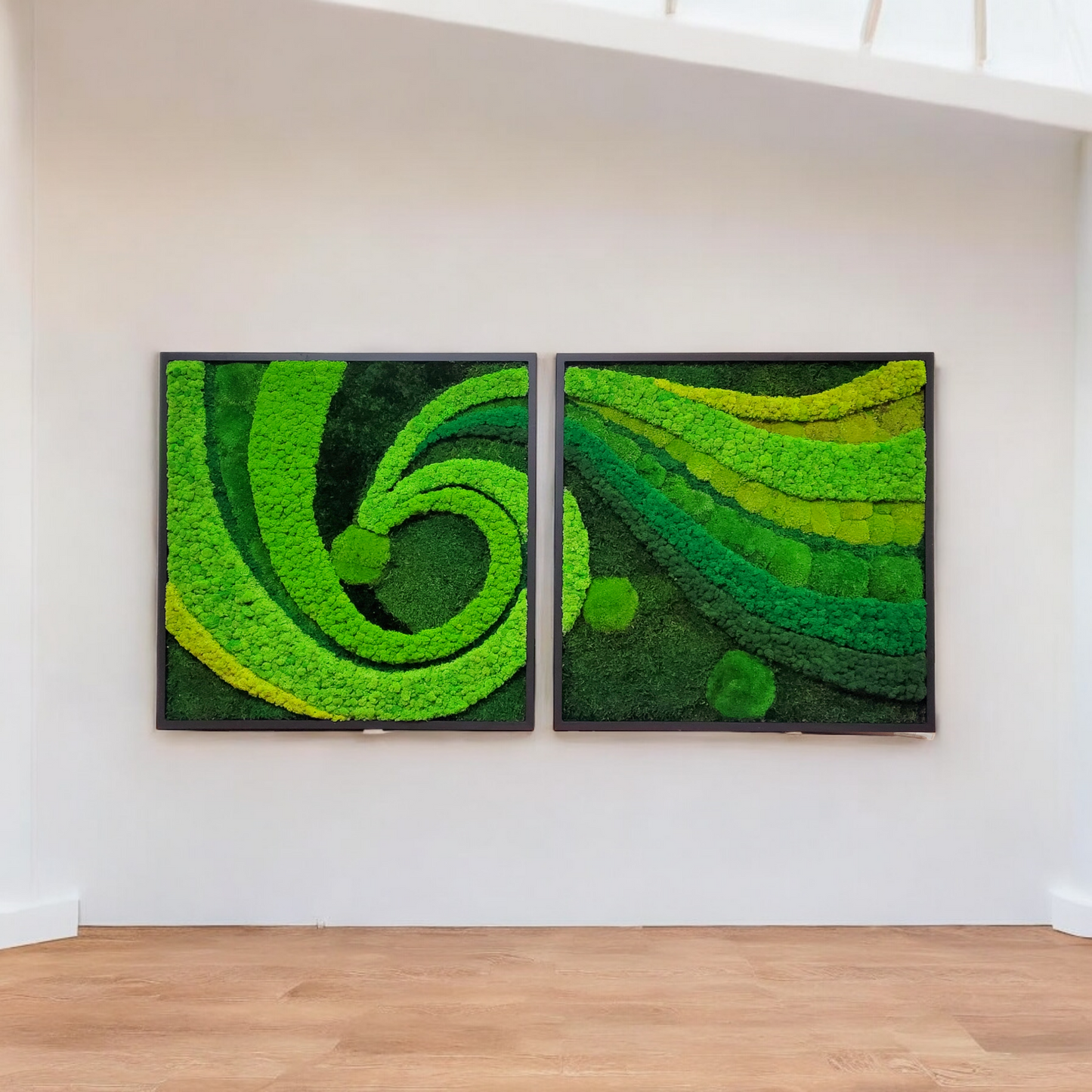 Moss frame, Moss Wall Art, Nature Room Decor