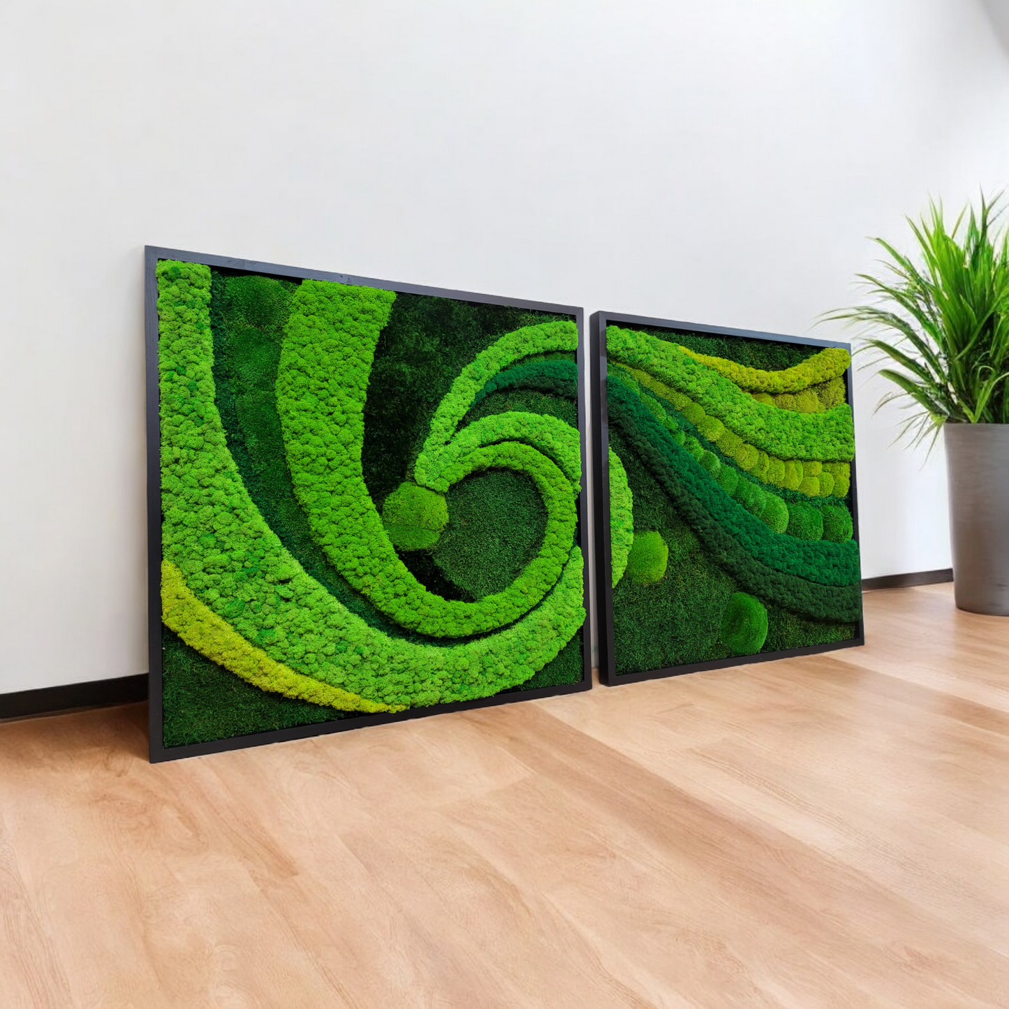 Moss frame, Moss Wall Art, Nature Room Decor