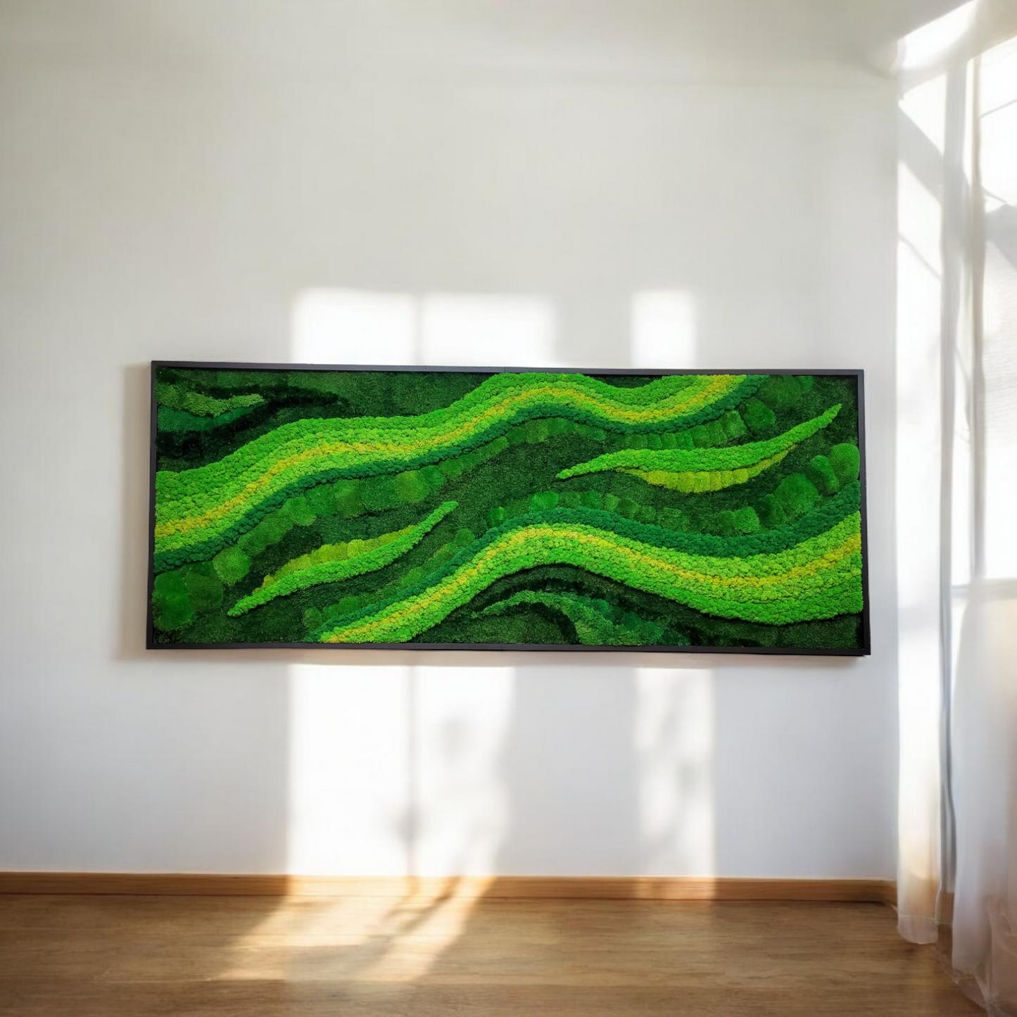 Moss frame, Moss Wall Art, Nature Room Decor, Art Modern wall