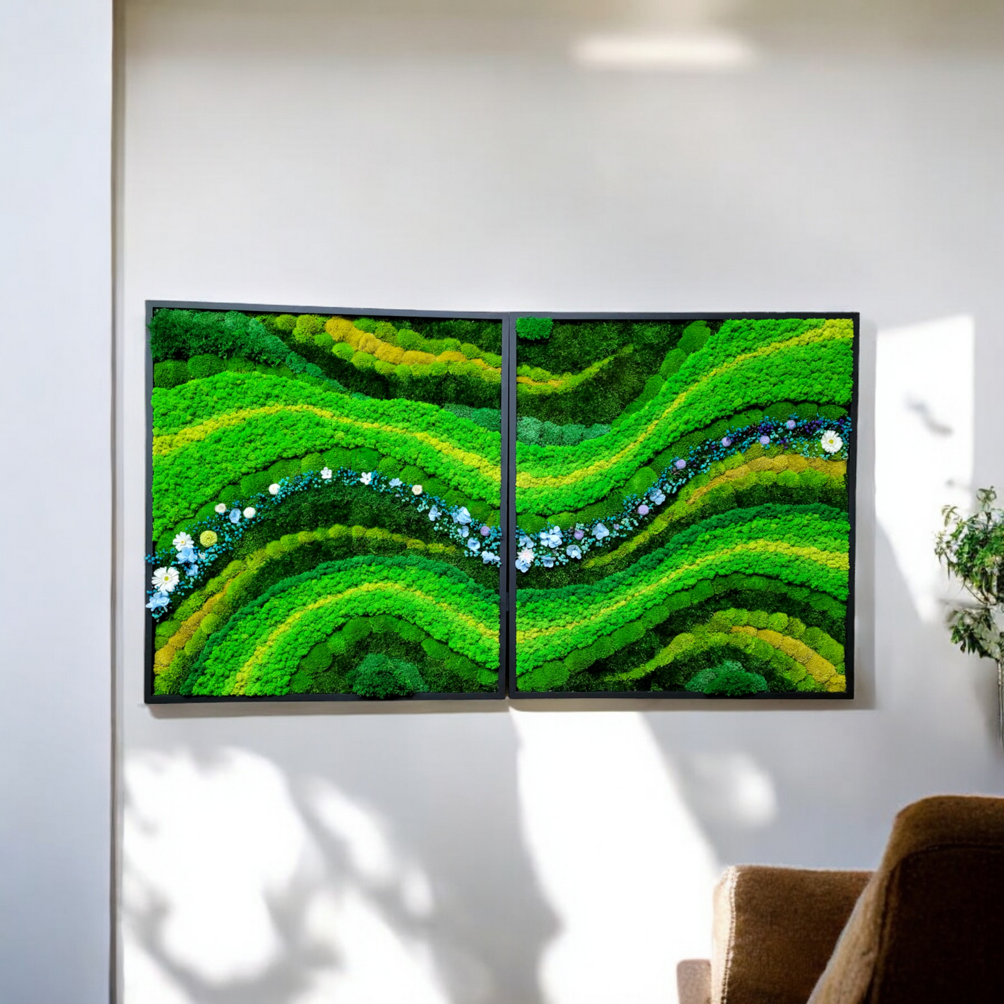 Preserved Moss Art Framed