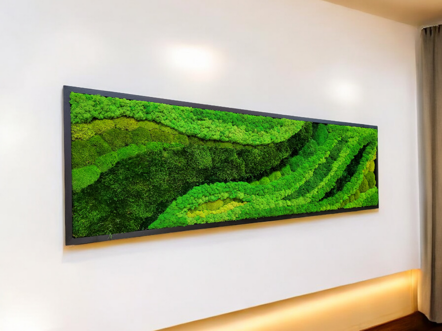 Preserved Moss Art Framed. Picture of preserved moss