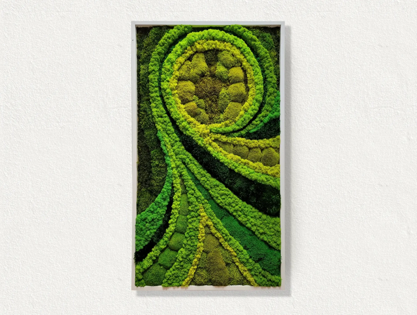 Moss frame, Moss Wall Art, Nature Room Decor, Art Modern wall