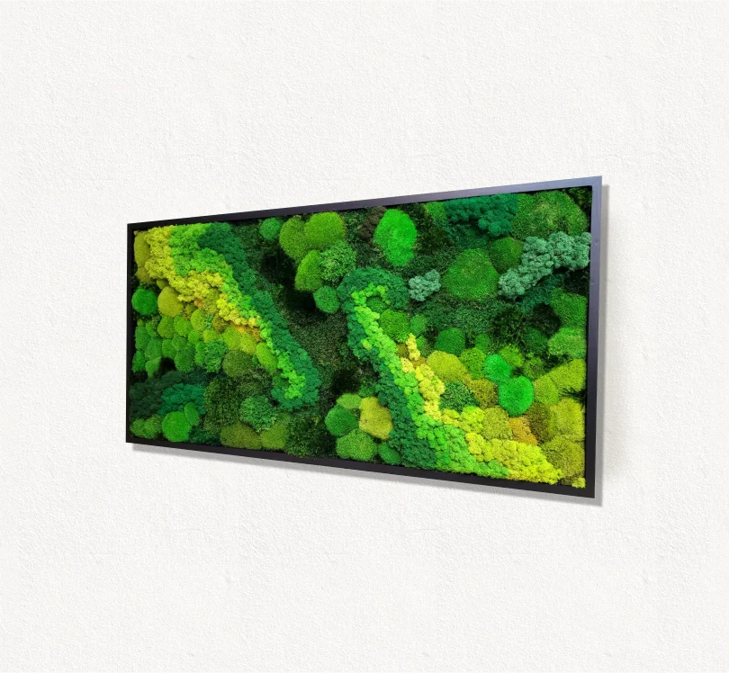 Moss frame, Moss Wall Art