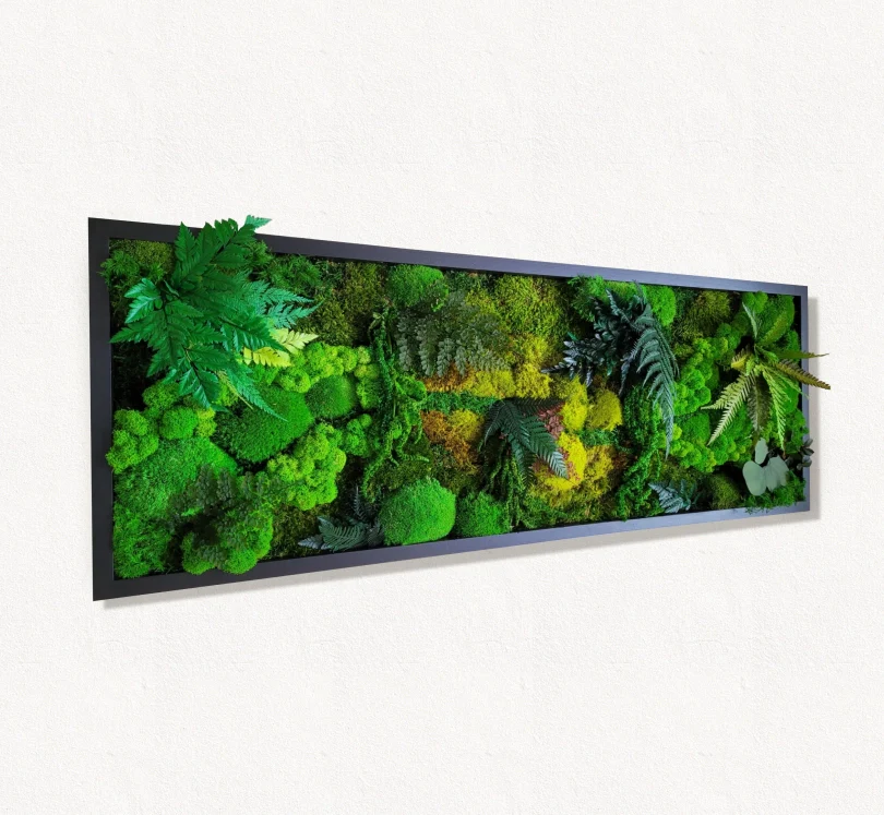 Moss frame, Moss Wall Art, Nature Room Decor, Art Modern wall