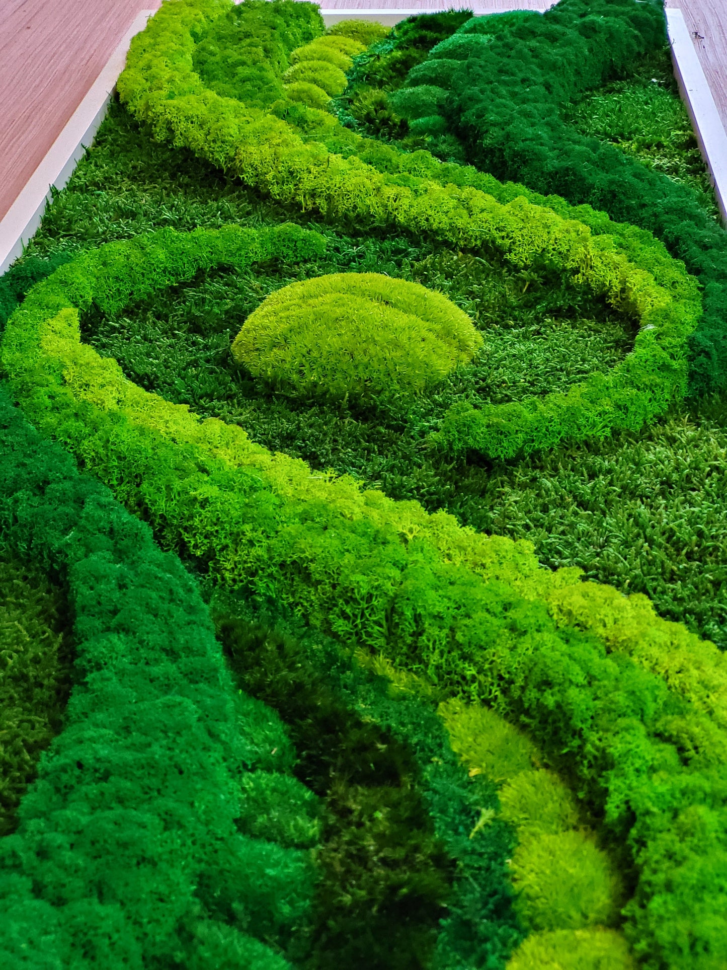 Moss frame, Moss Wall Art, Nature Room Decor, Art Modern wall