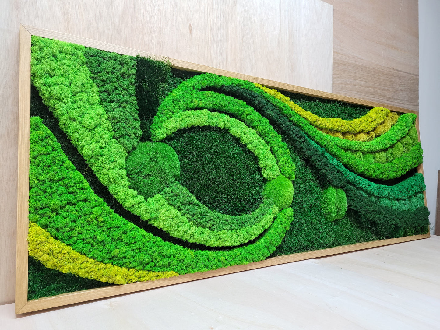 Moss frame, Moss Wall Art, Nature Room Decor, Art Modern wall