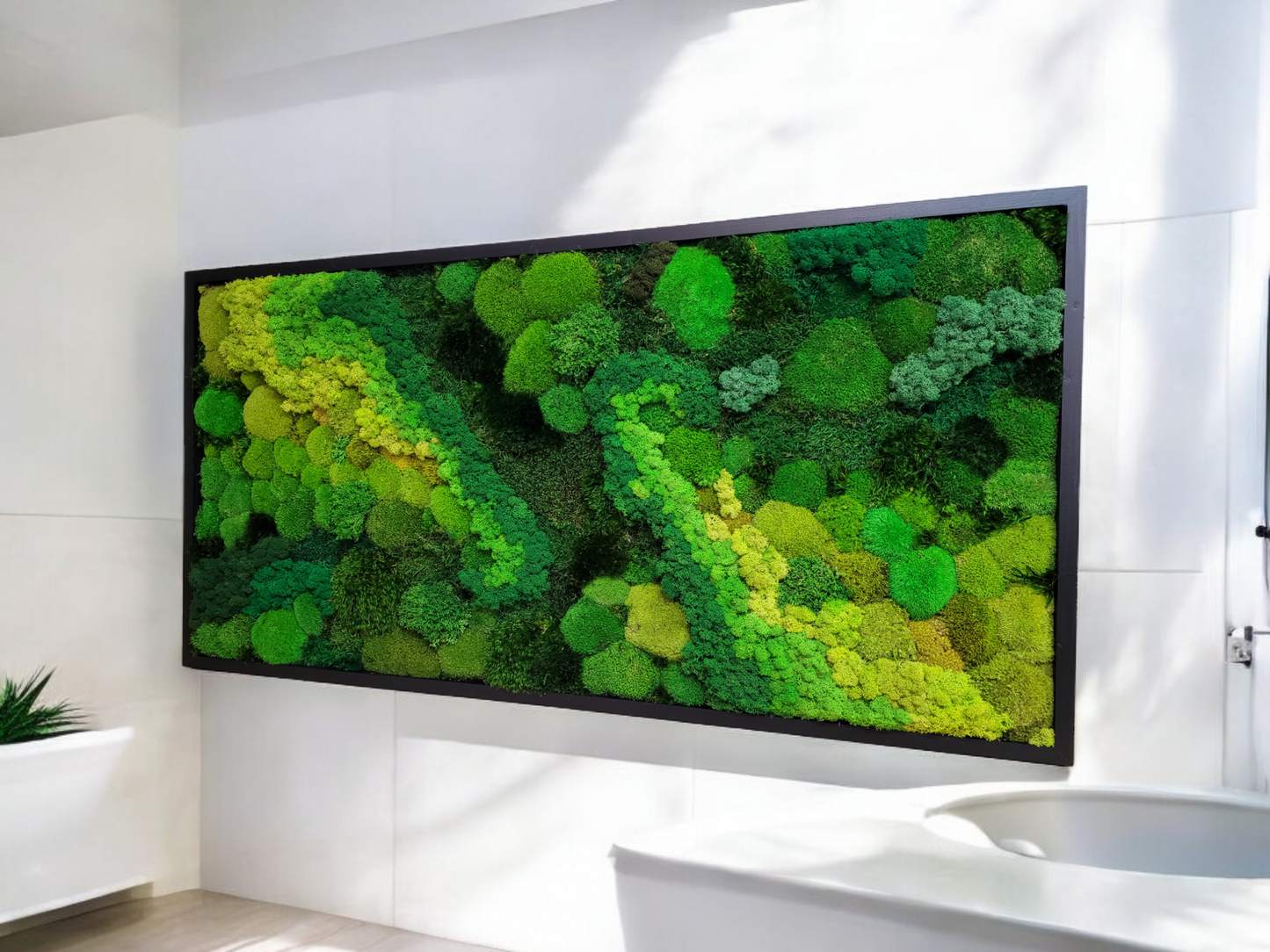 Moss frame, Moss Wall Art