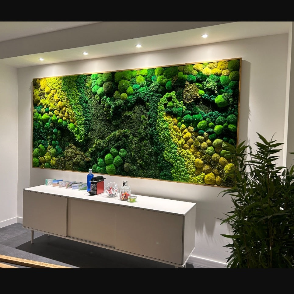 Moss frame, Moss Wall Art
